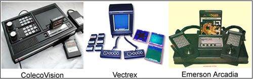 ColecoVision, Vectrex y Emerson Arcadia