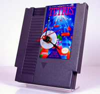 Reloj cartucho del Tetris
