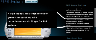 PSP Skype