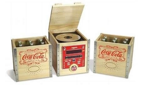 Coke Mini CD Audio System