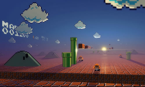 Mario Clásico en 3D