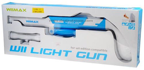 Arma con puntero laser para Wii