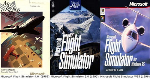 Evolución Microsoft Flight Simulator