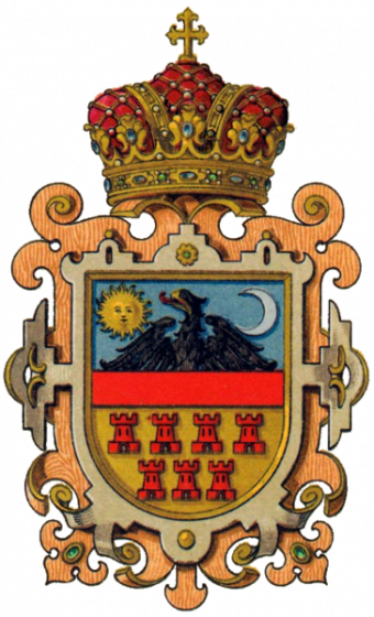 Escudo del Gran Principado de Transilvania.