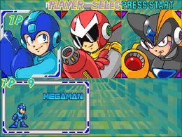 Podíamos optar entre Mega Man, Proto Man y Bass.