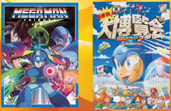 Izquierda: Mega Man Tribute - Derecha: Secret Files de Rockman.